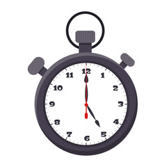 Isolated vector illustration graphic stopwatch timer