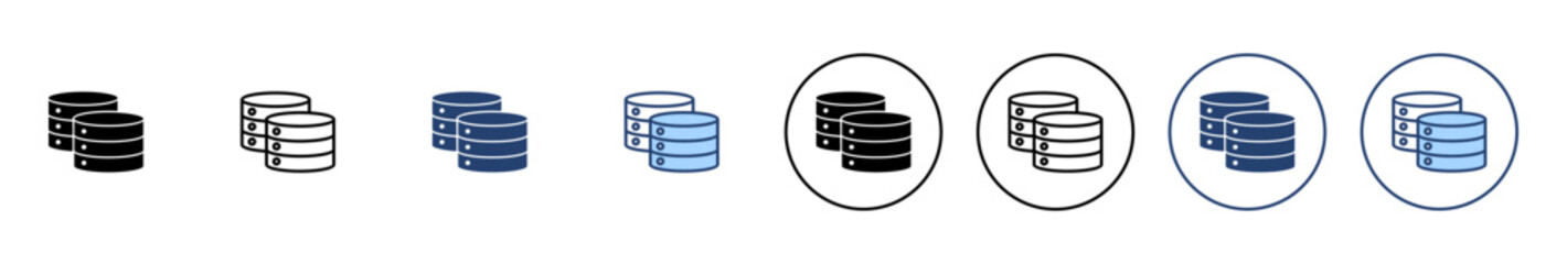 Database icon vector. database sign and symbol