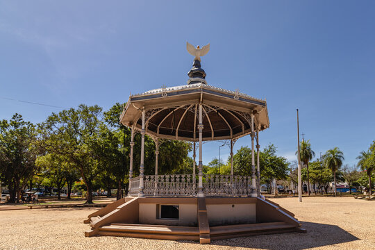 coreto na cidade de Corumb&aacute;, regi&atilde;o do Pantanal Sul, Estado do Mato Grosso do Sul, Brasil