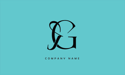 KG, GK, K, G Abstract Letters Logo Monogram