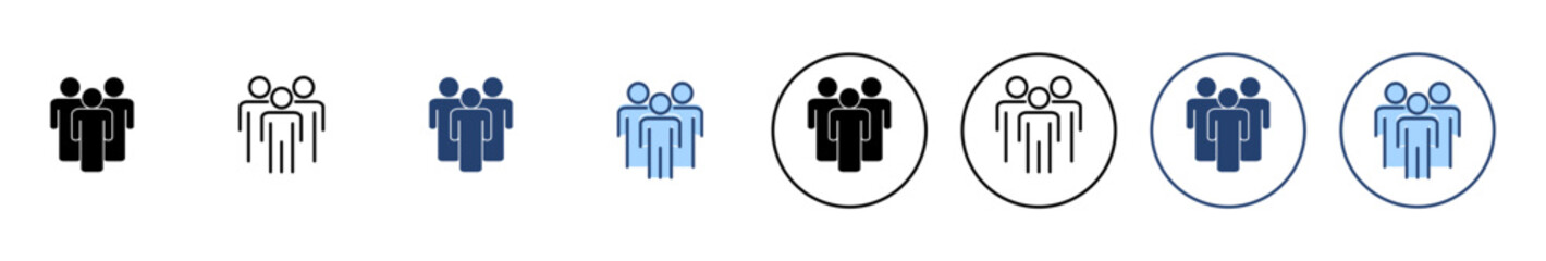 people icon vector. person sign and symbol. User Icon vector