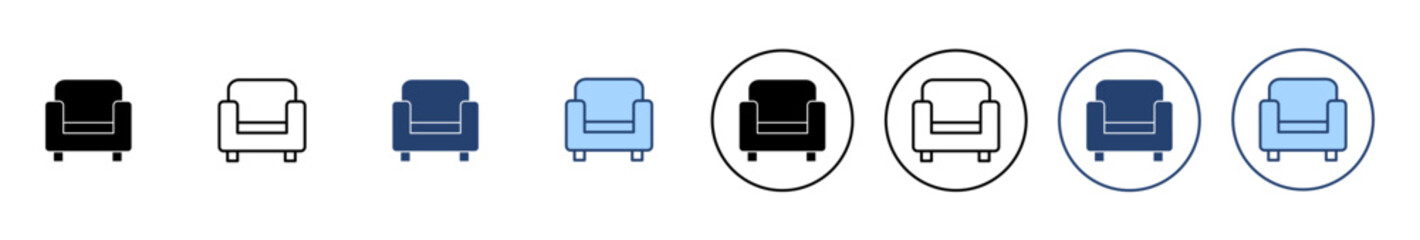 Sofa icon vector. sofa sign and symbol. furniture icon