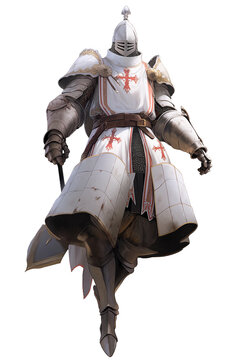 angelic Medieval knight with a visor helmet, PNG image, PNG graphic resource