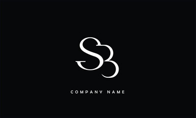 SB, BS, S, B Abstract Letters Logo Monogram