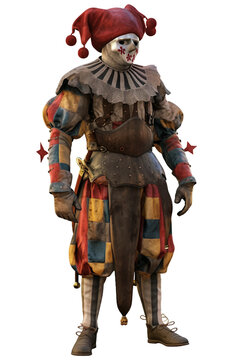 clown Medieval knight with a visor helmet, PNG image, PNG graphic resource