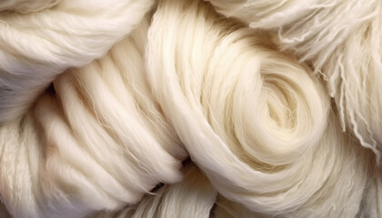 Fluffy wool pattern, abstract beauty in nature, softness and elegance generated by AI