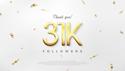 Thanks to 31k followers, celebration of achievements for social media posts.