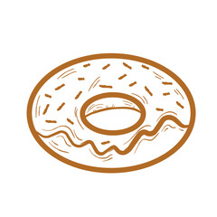 Illustration of a donut