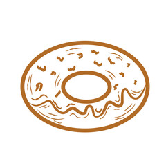 Illustration of a donut
