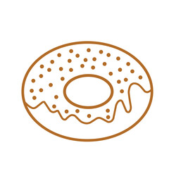 Illustration of a donut 