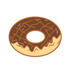 Illustration of a donut 
