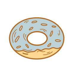 Illustration of a donut 