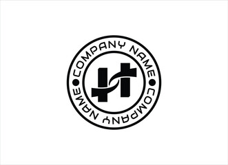 Initial H Letter Logo Design Vector Template. Monogram and Creative Alphabet Letters icon Illustration.