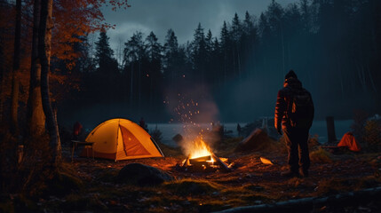 Wilderness Retreat: Forest Camping and Outdoor Adventure