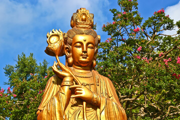 Buddha statue in Hongfu Temple Guizhou China