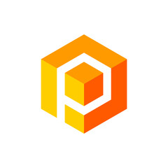 Monogram P design vector logo. Monogram initial letter mark P logo design. Monogram design vector logo. Monogram initial letter mark P logo design. Simple P monogram. Monogram P design logo