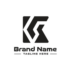 KS Logo, KS Monogram, Initial KS Logo, Letter KS Logo, Creative Icon, Modern, Vector
