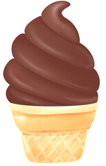 Ice cream chocolate chips

