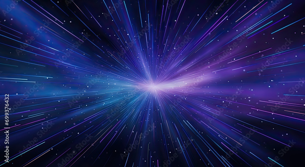 Aufkleber the background of the speed light lines and warps was created with ai.