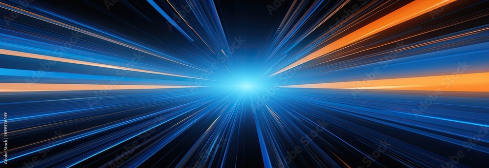 Poster the background of the speed light lines and warps was created with ai.