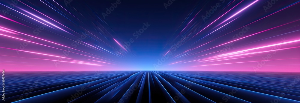 Poster the background of the speed light lines and warps was created with ai.