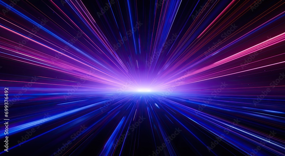 Aufkleber the background of the speed light lines and warps was created with ai.