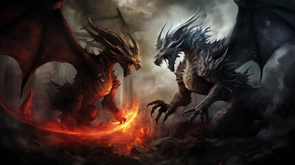 Dragon war fight