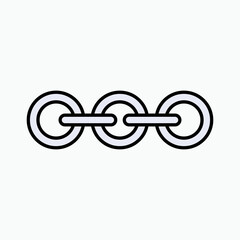 Link Icon. Connectivity, Chain Symbol - Vector.      