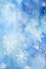 Fototapeta na wymiar Natural Winter Christmas background with sky, heavy snowfall, snowflakes in different shapes and forms, snowdrifts.