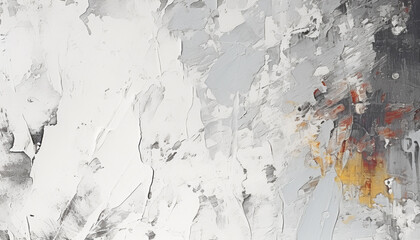 Abstract pattern on old wall creates vibrant colors generated by AI