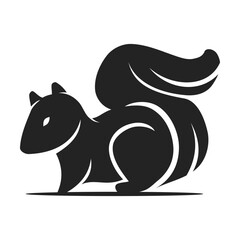 Squirrel Logo template Isolated. Brand Identity. Icon Abstract Vector graphic