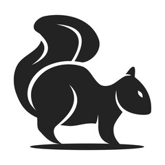 Squirrel Logo template Isolated. Brand Identity. Icon Abstract Vector graphic