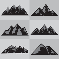 Camping Edition set. Mountain vector shapes and elements Create your own outdoor label, wilderness retro patch, adventure vintage badges, hiking stamps. 11:11