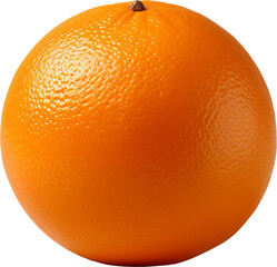 Orange fruit isolated on transparent background. PNG