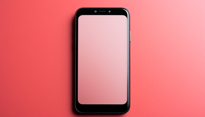 Modern technology  mobile phone, smart phone, wireless communication generated by AI