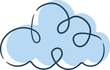 Cute Ornament Cloud Shape Decoration