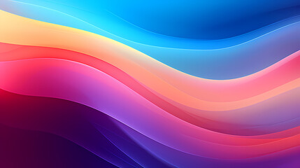 Obraz premium Digital technology blue rhythm wavy line abstract graphic poster web page PPT background with generative