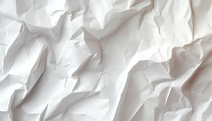 Fototapeta premium Abstract crumpled paper backdrop with rough textured effect generated by AI