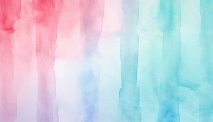 Abstract backdrop of multi colored watercolor painting generated by AI