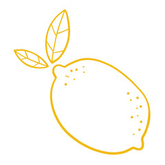 lemon doodle for pattern