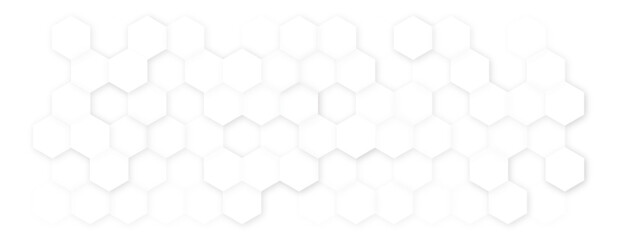 Abstract. Embossed Hexagon , honeycomb white Background ,light and shadow. White abstract background with hexagons. Geometric backdrop. Vector illustration.