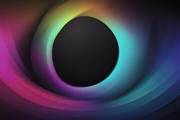 Abstract gradient smooth Blur radial Black background image