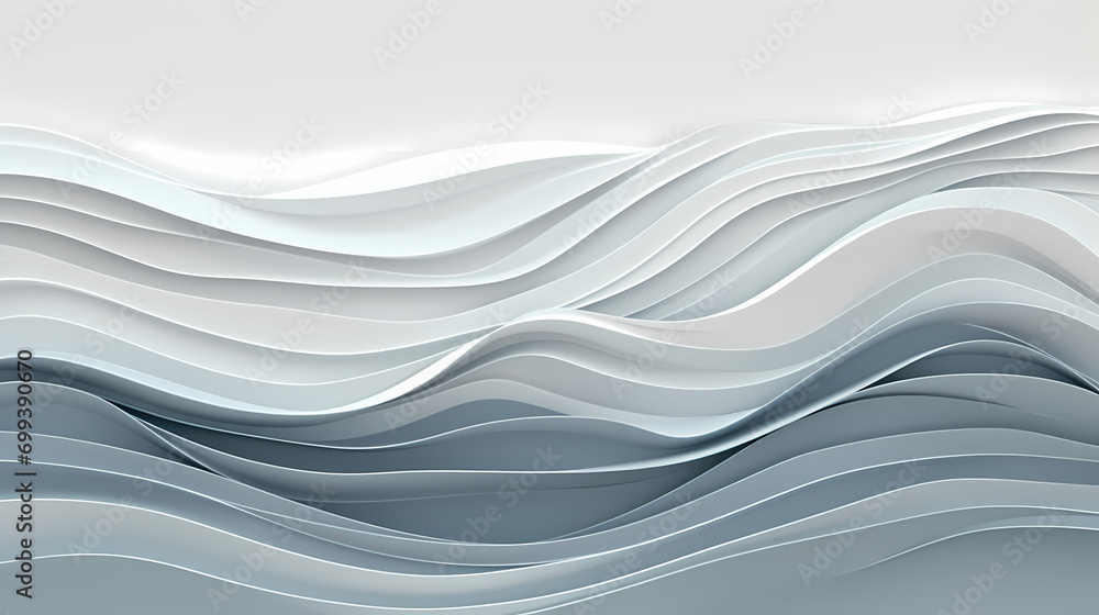 Poster digital technology blue rhythm wavy line abstract graphic poster web page ppt background with genera
