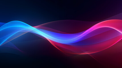 Digital technology blue rhythm wavy line abstract graphic poster web page PPT background with generative