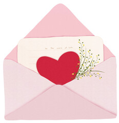 envelope with hearts