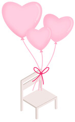 Balloon with chair