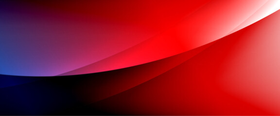 Fototapeta premium Dynamic flowing waves on gradient color background. Vector illustration For Wallpaper, Banner, Background, Card, Book Illustration, landing page