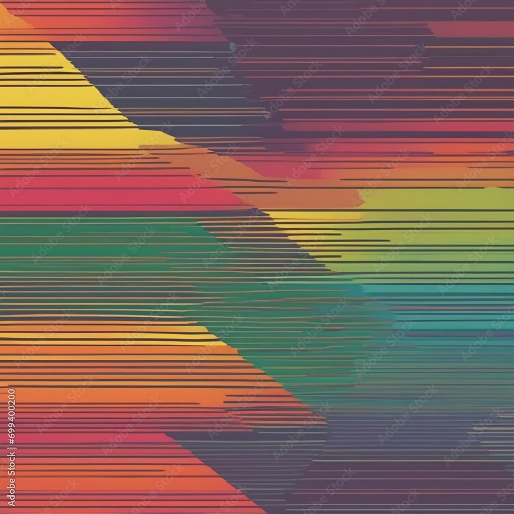 Poster abstract colorful background with lines