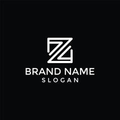 Abstract Initial Letter Z Logo.