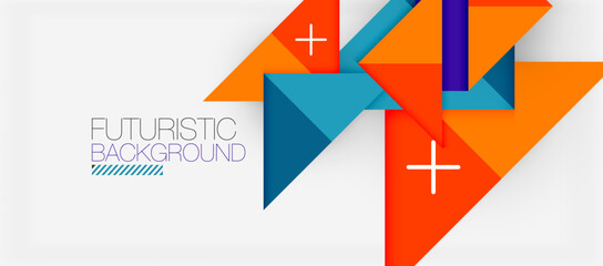 Triangle Vector Background Illustration For Wallpaper, Banner, Background, Card, Book Illustration, landing page